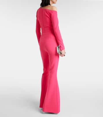 Halluana high-rise flared pants | Safiyaa