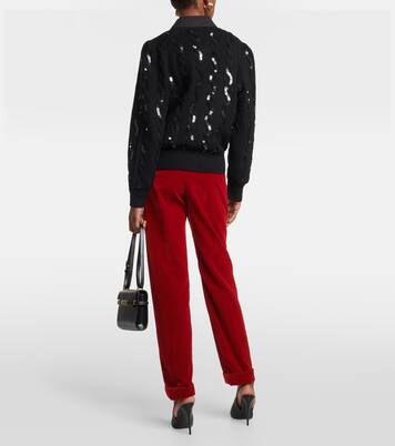 Sequined wool and cashmere cardigan | Polo Ralph Lauren