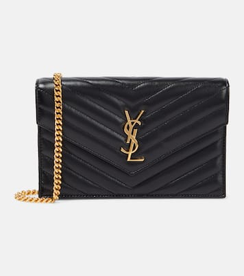 Cassandre Envelope leather wallet on chain | Saint Laurent