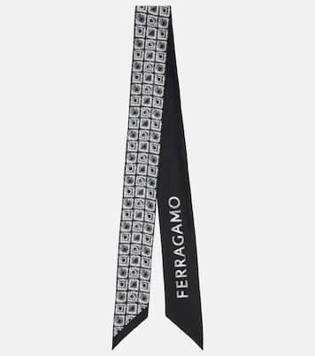 Pañuelo de seda estampado | Ferragamo