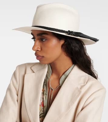 Gorro de paja Elfi con piel | Max Mara