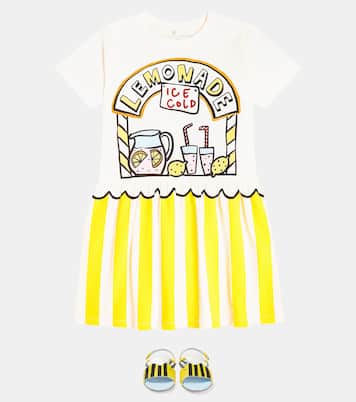Bedrucktes Kleid aus Baumwolle | Stella McCartney Kids