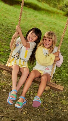 Bedrucktes Kleid aus Baumwolle | Stella McCartney Kids