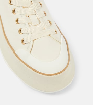 Spring canvas platform sneakers | Max Mara
