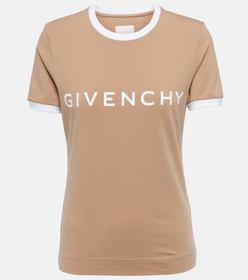 Camiseta de jersey de algodón con logo | Givenchy