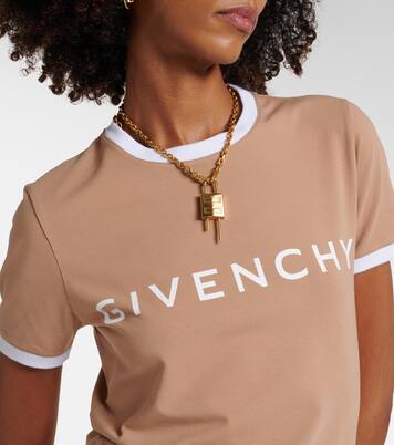 Camiseta de jersey de algodón con logo | Givenchy