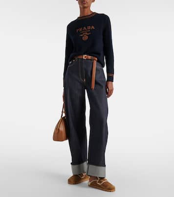 Jeans a gamba larga | Prada