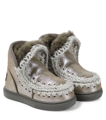 Stivaletti in pelle con glitter | Mou Kids