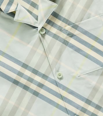 Polo Burberry Check in cotone | Burberry Kids