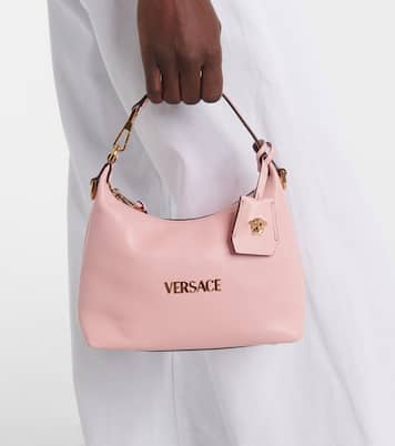 Tote Tag Small aus Leder | Versace