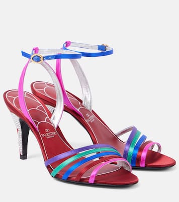Sandales Ladycrush en cuir à ornements | Valentino Garavani