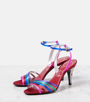 Sandales Ladycrush en cuir à ornements | Valentino Garavani