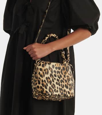 Secchiello Bou con stampa leopardata | Ganni