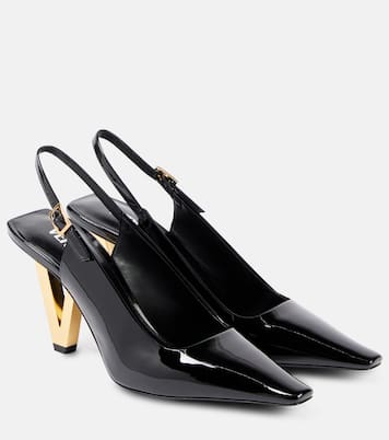Escarpins en cuir verni | Versace