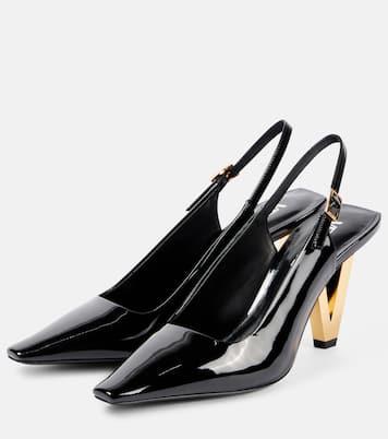 Escarpins en cuir verni | Versace