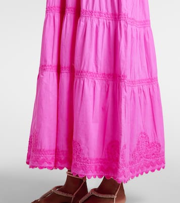 Vestido largo de popelín de algodón | Juliet Dunn