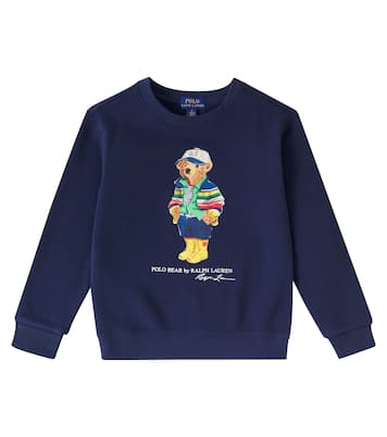 Polo Bear cotton-blend jersey sweatshirt | Polo Ralph Lauren Kids