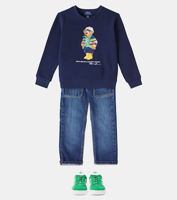 Polo Bear cotton-blend jersey sweatshirt | Polo Ralph Lauren Kids