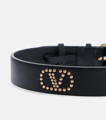 Choker VLogo Signature en cuir | Valentino Garavani