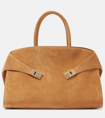  Borsa Hug Large in suede | Ferragamo