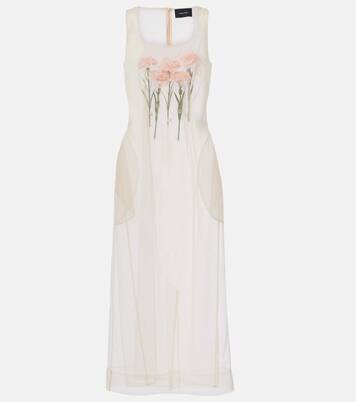 Abito midi in tulle con applicazioni | Simone Rocha