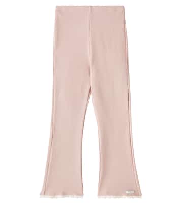 Pantaloni flared Jentje in misto cotone | Donsje