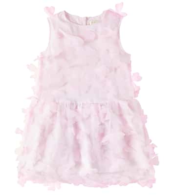 Vestido de seda con apliques | Stella McCartney Kids