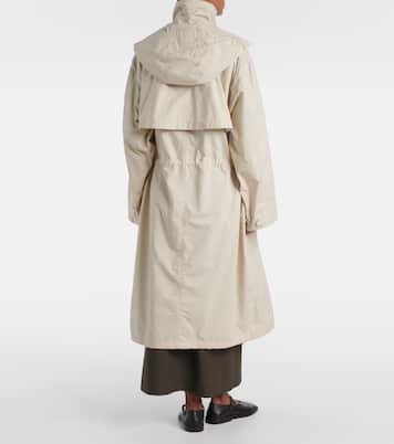 Trench in cotone con cappuccio | Lemaire