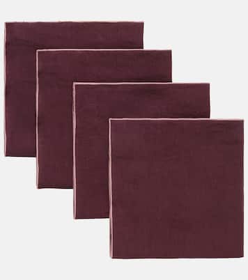 Set of 4 linen napkins | Once Milano
