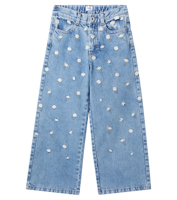 Floral embroidered jeans | Il Gufo