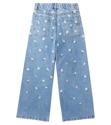 Floral embroidered jeans | Il Gufo