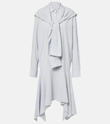 Vestidio camisero a rayas con capas | Acne Studios