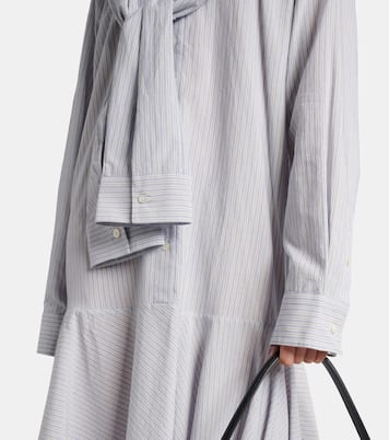 Vestidio camisero a rayas con capas | Acne Studios