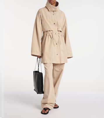 Giacca Herbie in gabardine di cotone e lino | The Row