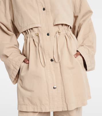 Giacca Herbie in gabardine di cotone e lino | The Row
