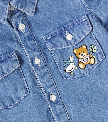 Baby Spieler Teddy Bear aus Denim | Moschino Kids