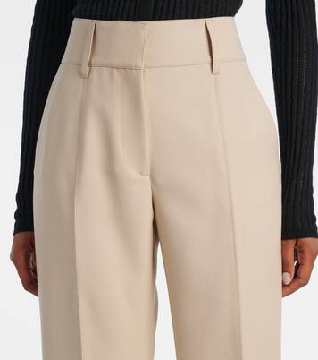 Rhein high-rise wool flared pants | Gabriela Hearst