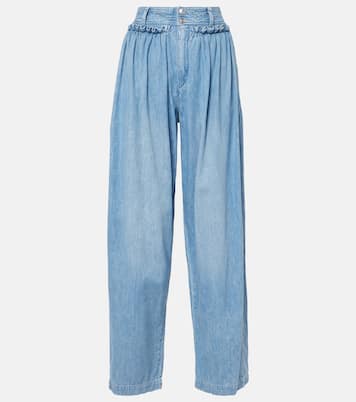 Jeans Inaya a gamba larga e vita alta  | Isabel Marant