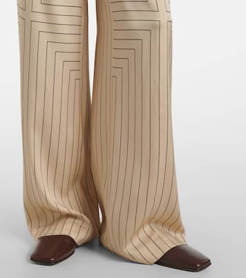 Hulin silk-blend wide-leg pants | Joseph