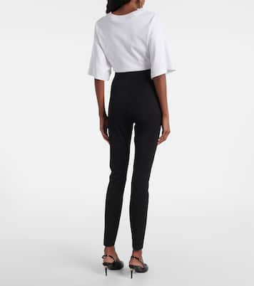 Legging à taille haute et logo | Dolce&Gabbana