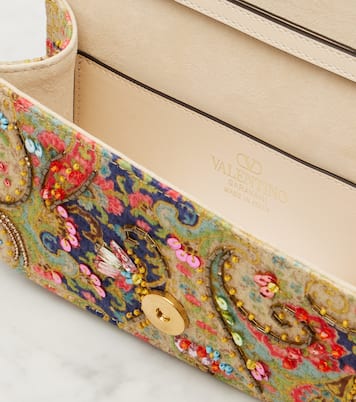 Verzierte Schultertasche Locò Small | Valentino Garavani