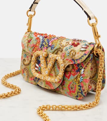 Verzierte Schultertasche Locò Small | Valentino Garavani