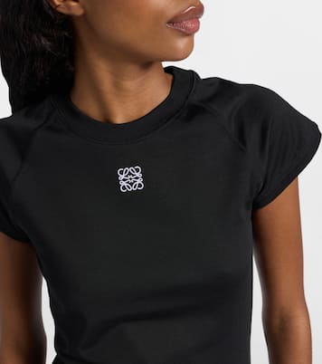 Anagram cotton-blend jersey T-shirt | Loewe