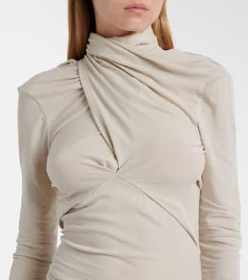Gres draped cotton-blend gown | Entire Studios