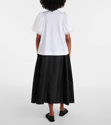 Puff-sleeve cotton jersey T-shirt | Simone Rocha