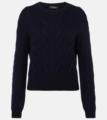 Napier cable-knit cashmere sweater | Loro Piana