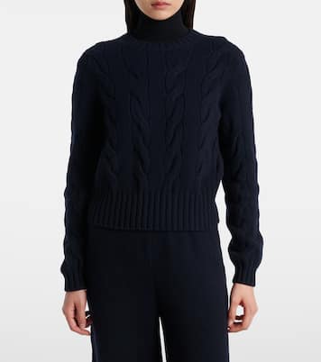Napier cable-knit cashmere sweater | Loro Piana