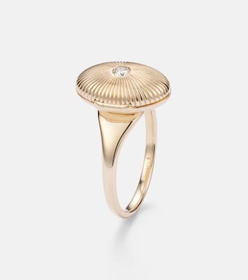 Anello in oro 9kt con diamante | Persée