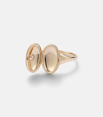 Anello in oro 9kt con diamante | Persée