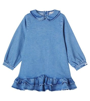 Vestido Luus de denim con volantes | Donsje